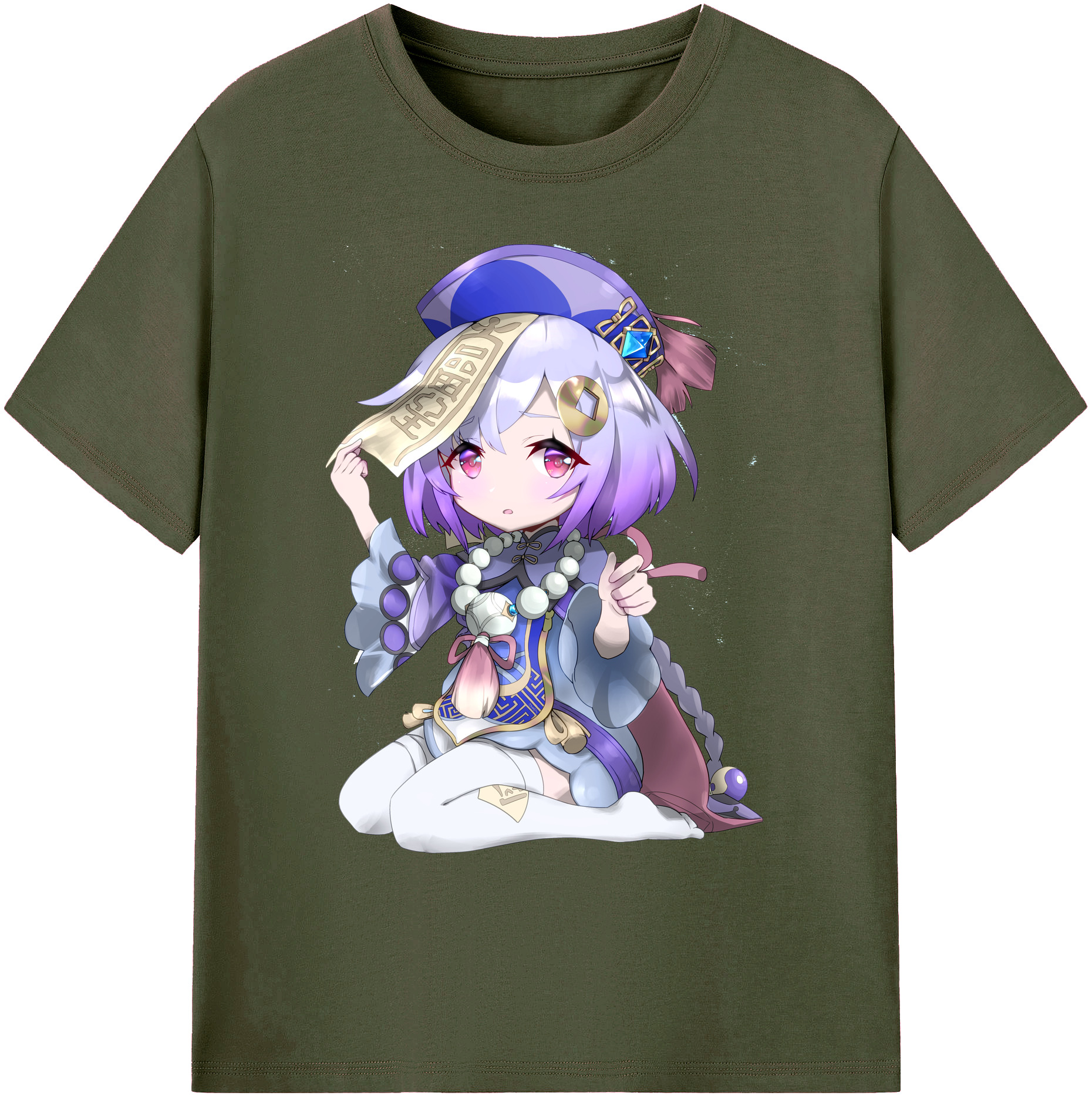 げんし神 七七 なな  genshin Nana 綿100％ メンズ半袖Tシャツ｜肌触りやわらか＆通気性